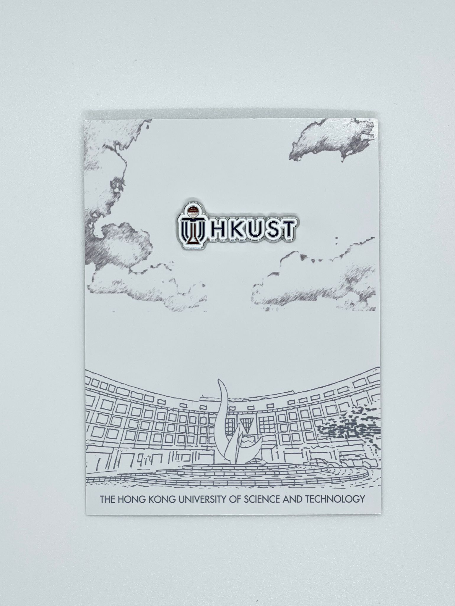 HKUST Magnet pin with card