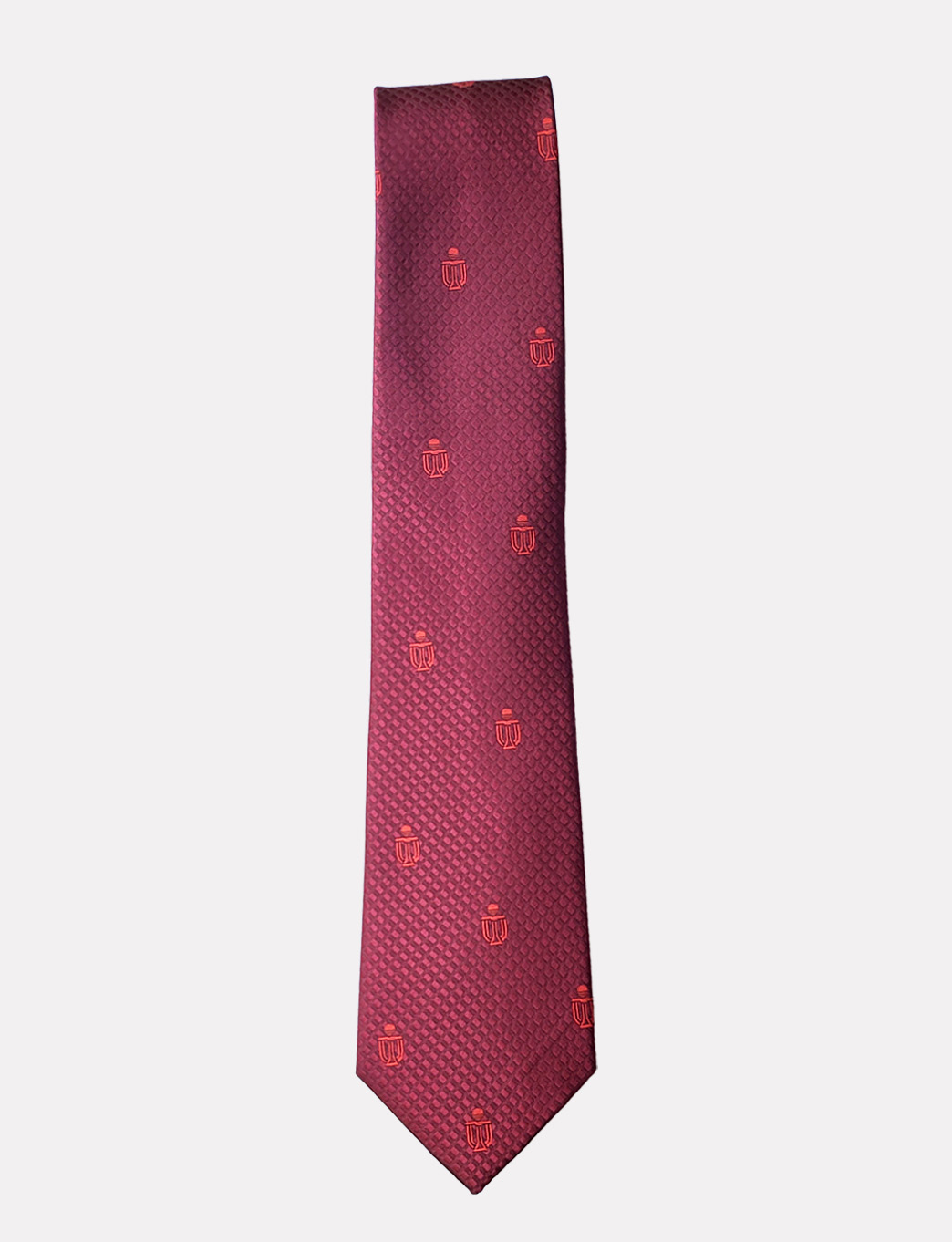 Logomark tie (navy/red)