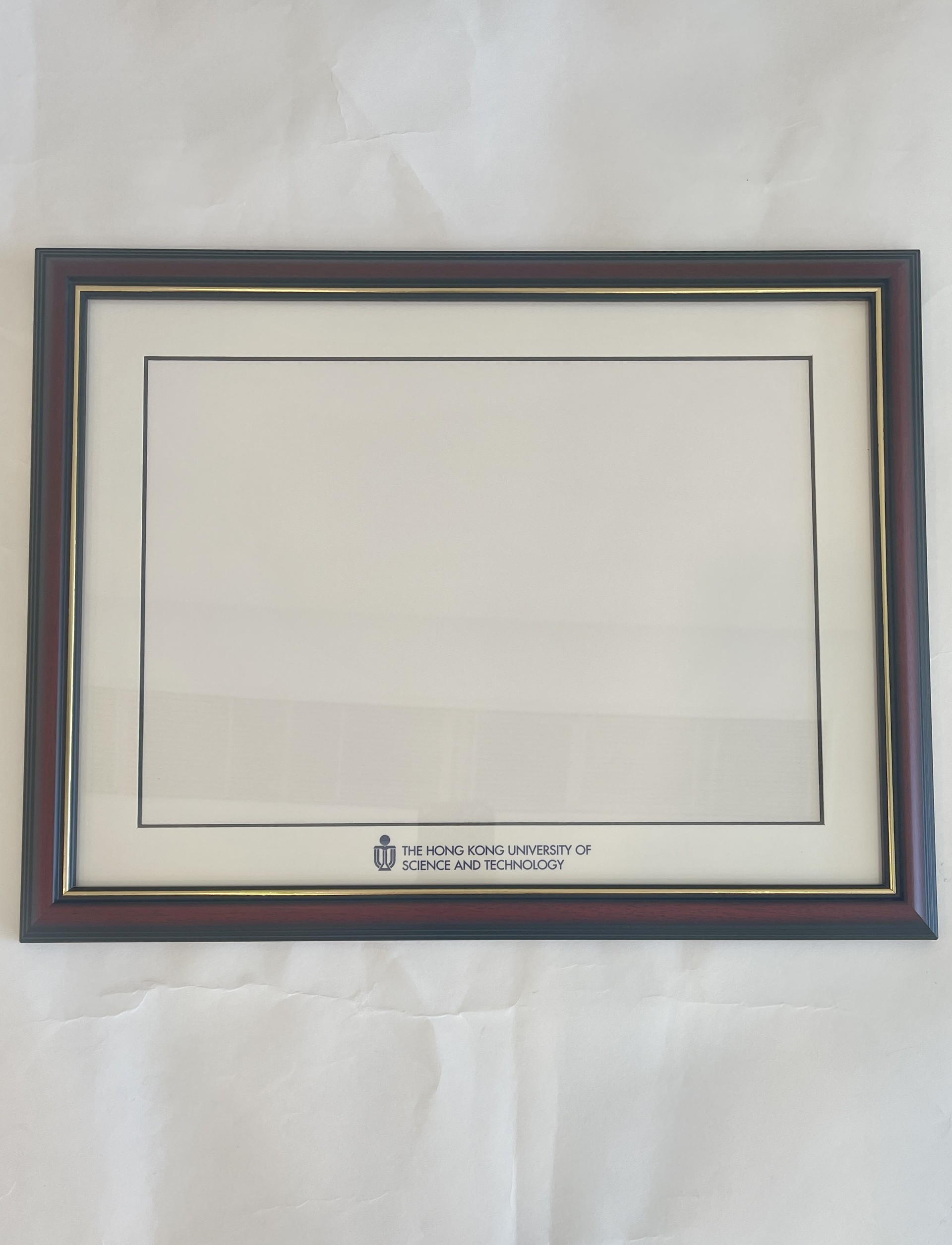 Glass Diploma Wooden Frame (Beige)